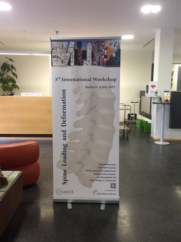 Second day over! One more to go. Great discussions on #spine #biomechanics and #lowbackpain. Look forward to present my work tomorrow too!