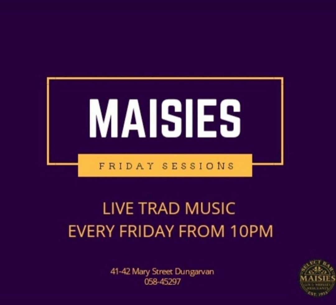MaisiesBar's tweet photo. Join us for some traditional tunes later on 🎶🎻
#FridaySessions https://t.co/V4t818QTZH