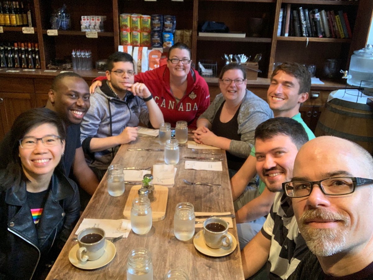 radicalio's tweet photo. Great team breakfast at @Dirty_Apron in #YVR #BestTeam #FridayFun #RadLife #PoweredByCoffee https://t.co/P8xoUroKkO
