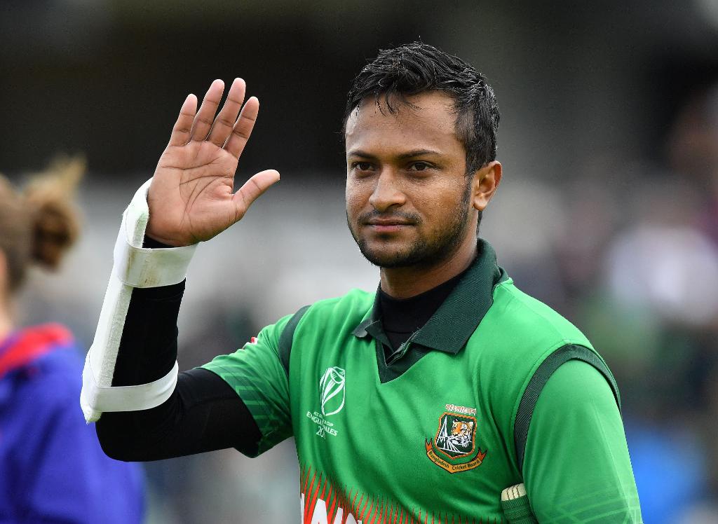 Shakib al Hasan was banned by ICC for failing to report corrupt approaches. (Credits: Twitter/ICC)