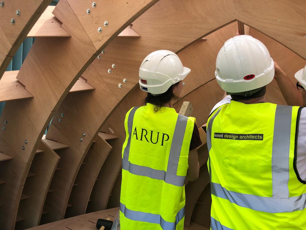 leonard_design's tweet photo. Wow what a day! A hot one too! Thank you to everyone involved in designing, developing, manufacturing, constructing and organising the brand new @scale_rule pavilion, the #SocialShell, in #Nottingham city centre today #architecture #design #education https://t.co/nKwTe4LE3E