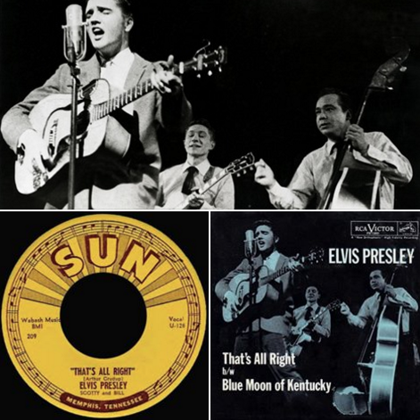 Elvis Presley News 65 Years Ago Today The Big Bang Of Rock And Roll Happened When Elvis Presley Recorded That S All Right With Scotty And Bill At Sun Studio In