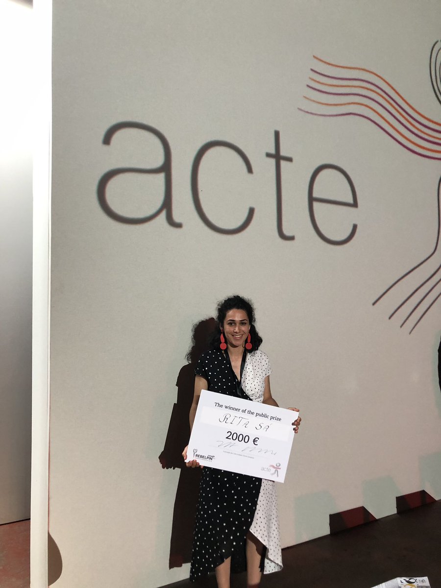 The winners of Rebelpin Fashion Awards by ACTE 2019 are Rita Sa (Portugal) voted by the public and ZER Collection (Spain) chosen by the Jury congratulations 💐🥂✨