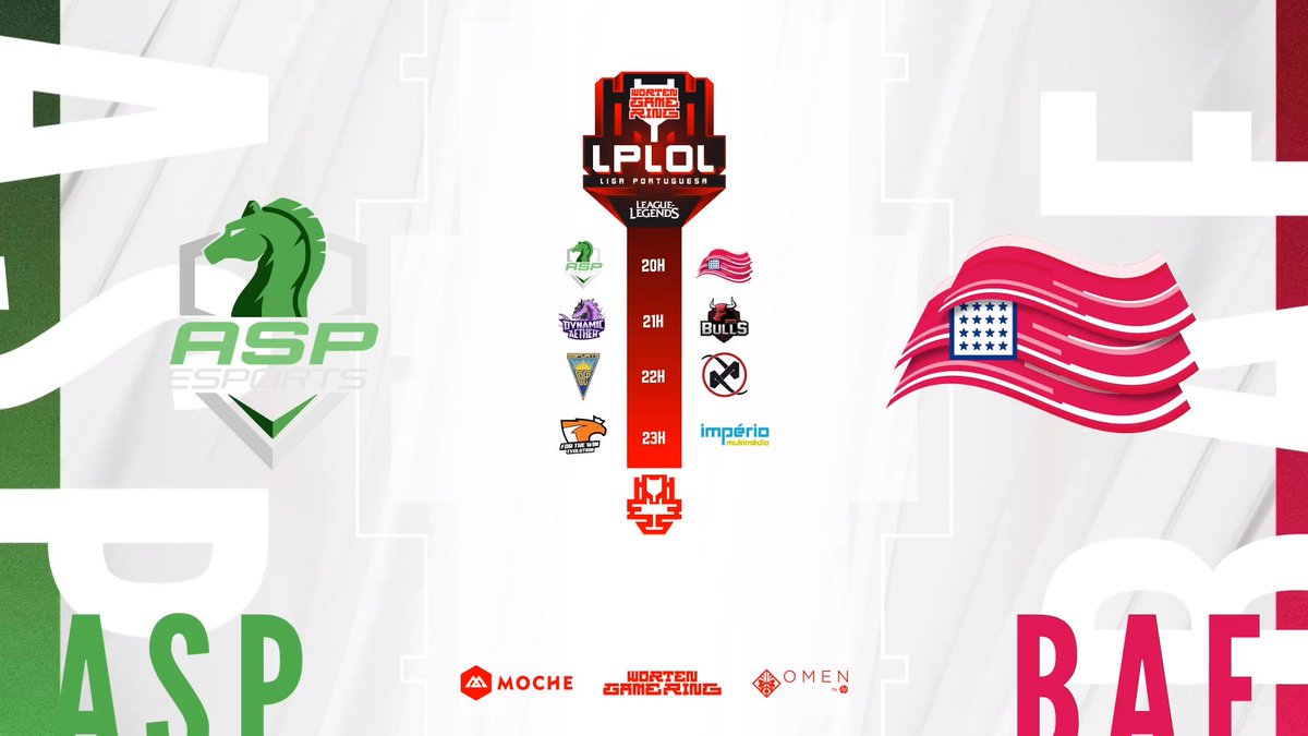 Vamos dar inicio ao primeiro jogo da 2ªJornada da 2ªDivisão da @WGR_LPLOL !

Não se esqueçam de fazer as vossas apostas no boletim da INYGONPlay!
 
<a href="/ASPesports/">ASP Esports 🇵🇹</a>  🆚 @BaeconGG 

📺 twitch.tv/inygontv2