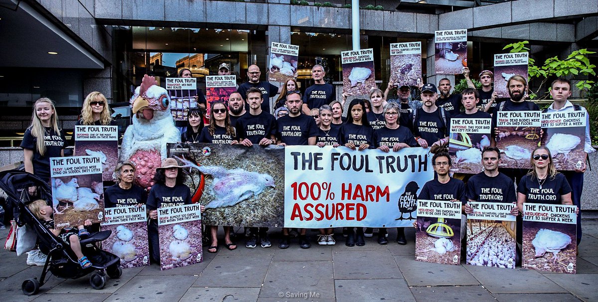 ajpReact's tweet photo. Wow!

What a fantastic success our demonstration was yesterday in London!

We would like to say a huge thank you to everyone who joined us to kick start our The Foul Truth campaign and helping us bring it directly to the industry bosses.

#TheFoulTruth

📸: @savingmevegan https://t.co/IX8g8ZoHav