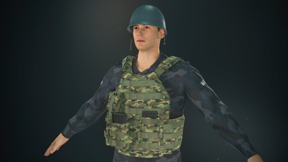 CG_StudioX's tweet photo. 3D Serbian Police Forces Character -Realtime
the cloth was at the 90s
https://t.co/yX7LptGjy3
#3dart #3d #3dmodel #3dmodeling #b3d #digital3d #cgstudiox #cgtrader #3dmodel #gamedev #indiedev #unrealEngine #unity3d #vr #3d #3dart #Serbian #Police #3dCharacter https://t.co/Cd3et5hLV0