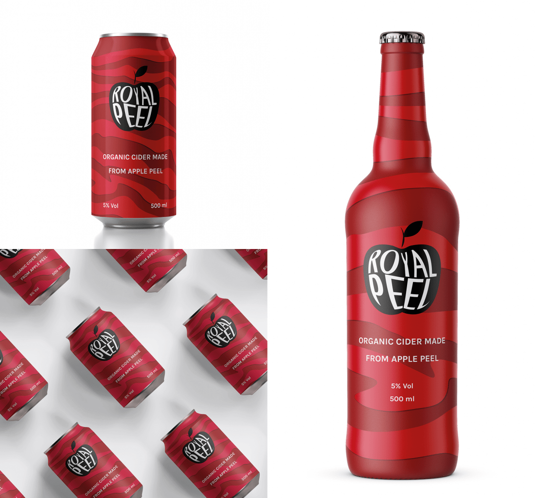 Interesting packaging design from Loughborough Uni graphic comms degree show by Rebecca Leese. Cider made from the peel of apples sourced from Sandringham. One of those would go down rather well just now. <a href="/lborouniversity/">Loughborough University</a> #cider #Packaging #branding