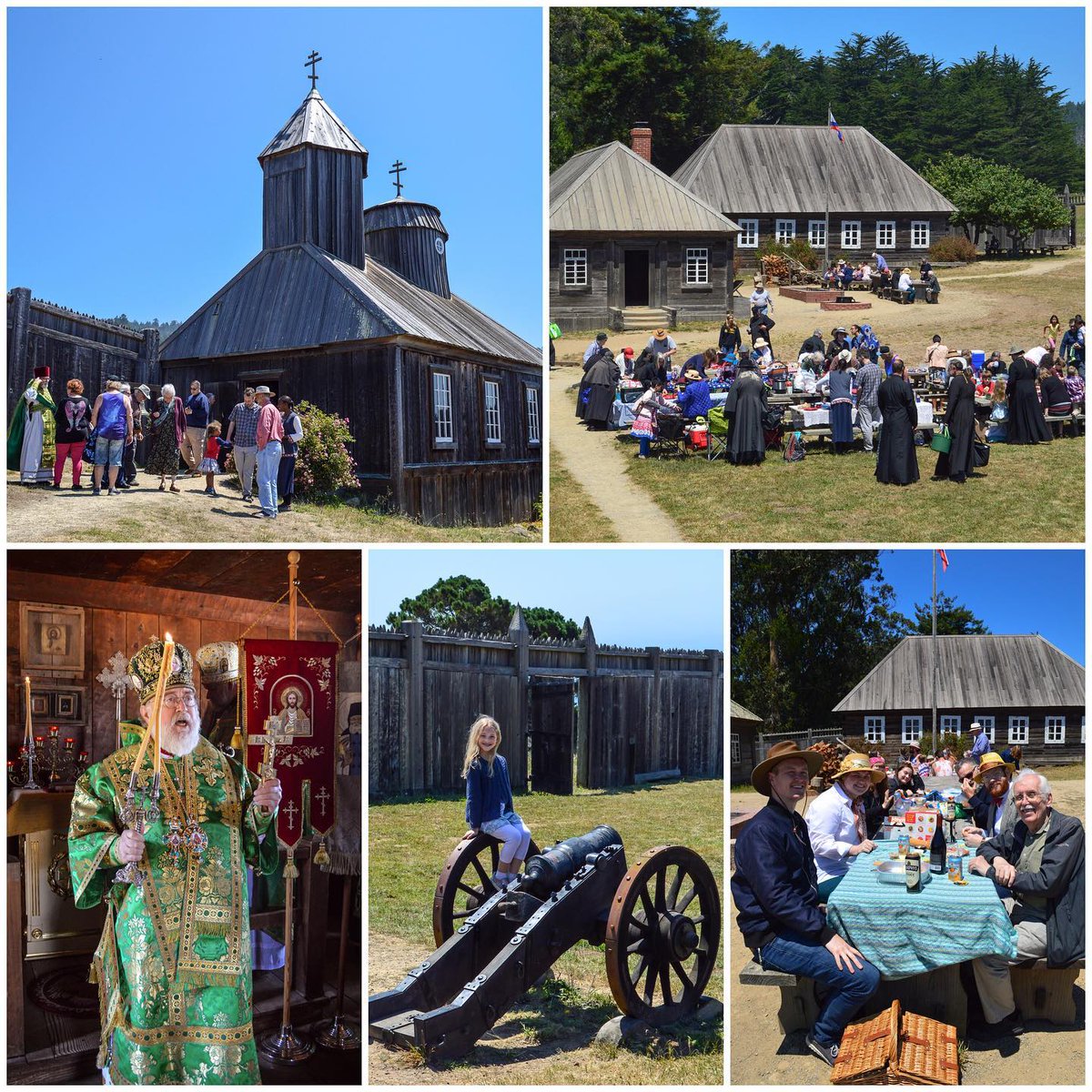 Scenes from this year’s annual 4th of July pilgrimage to @fort_ross! Album at holy-trinity.org/community/2019…. This weekend at Holy Trinity: vigil Saturday at 6 PM; Sunday Divine Liturgy at 10 AM. #Liturgy #FortRoss #PIlgrimage #stunning #nature #visitfortross #fortrossstatehistoricpark