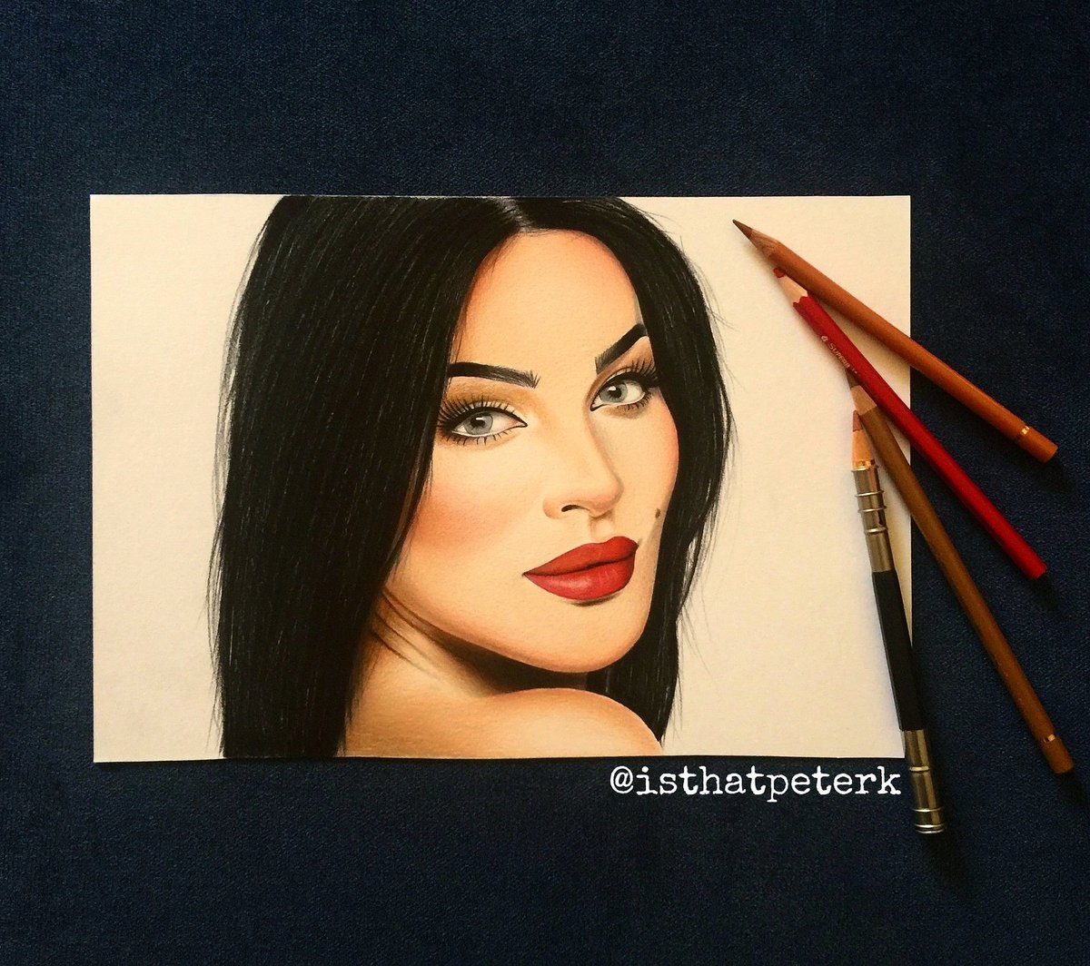 isthatpeterk's tweet photo. Just finished drawing the beautiful @nadinenjeim https://t.co/D0tWczlFNV