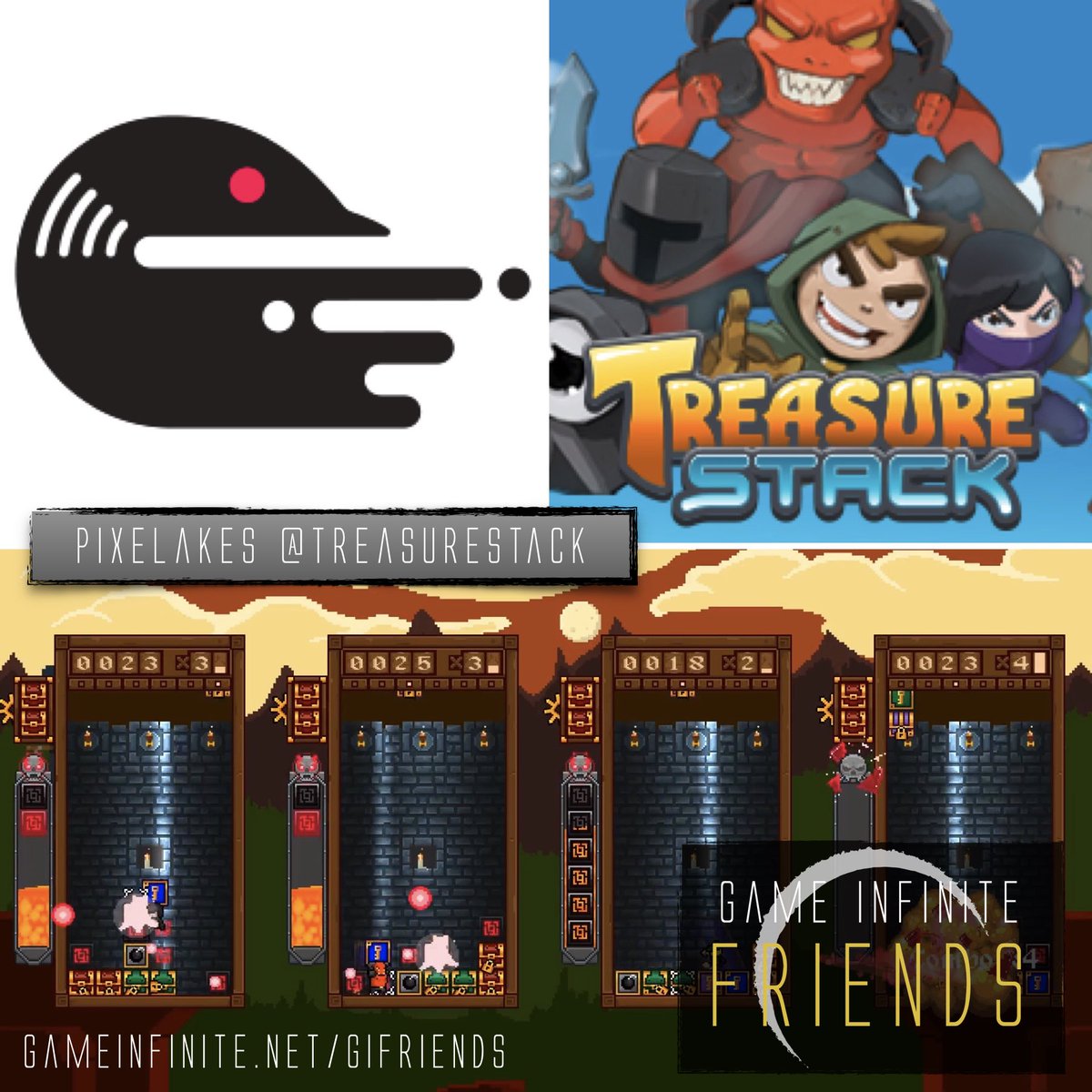 gameinfinite10's tweet image. Friends Friday! If you havent check out #treasurestack yet its 50% off for #SteamSummerSale2019 This puzzle adventure is super fun and worthy of a spot in your library! Now with a single player Zen mode! 
•
#GiFriends member @Lead_Instigator @TreasureStack #gameinfinite