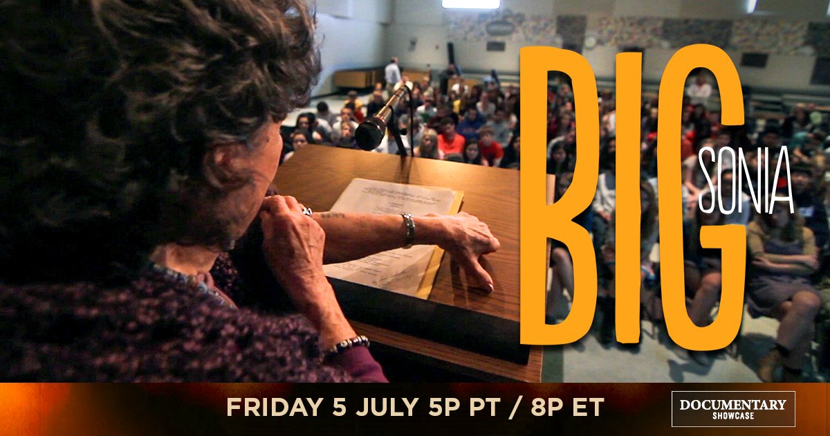 docshowcase's tweet photo. 'Big Sonia' premieres TONIGHT at 5p PT / 8p ET on DIRECTV Channel 320, AppleTV, FireTV and Roku. More >> https://t.co/cQiilgC4qs
Her stories of how she survived the Holocaust have become a surprising source of inspiration for a new generation. #SoniaEffect https://t.co/yvQnjfssp5