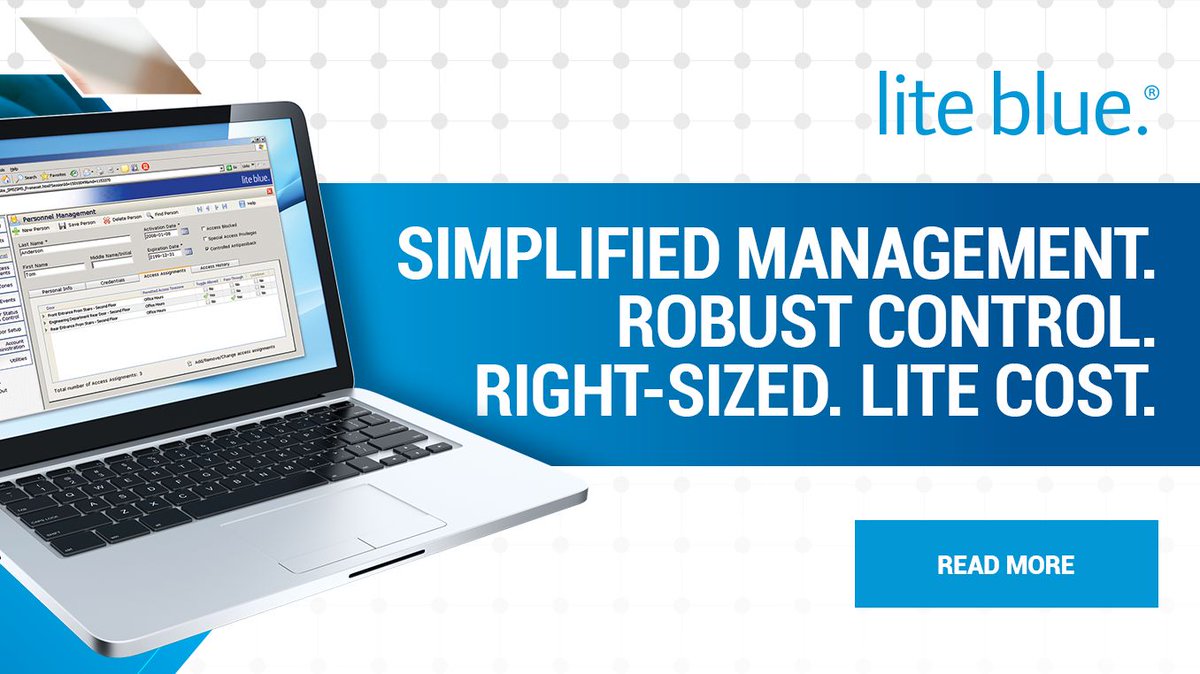 VanderbiltInd's tweet photo. Did you know that #liteblue does not require special software and allows you the flexibility to manage your #security system from anywhere with internet access? Read more: https://t.co/KrTZN4tfYA https://t.co/FAa8ztrehY