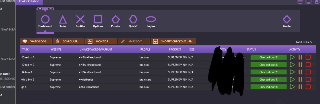 ganeycar's tweet photo. Bot- @theKickStation 
Group- @CookMoguls 
Proxies- @caseycops https://t.co/RsGZK33Q5t
