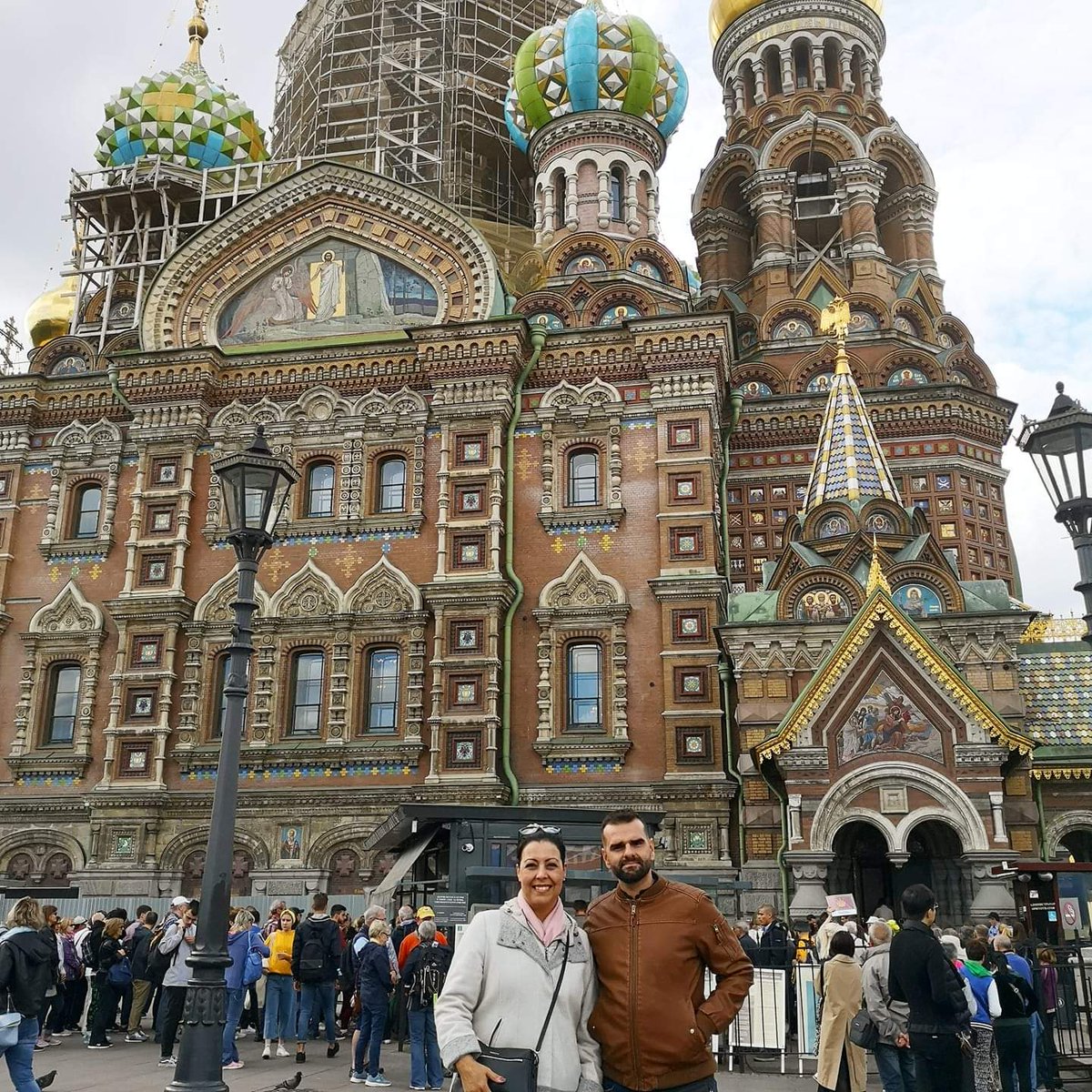 gfhoteles's tweet photo. 👏 ¡Ya estamos aquí! Victoria López, presidenta de @GFedola, acompañada de Abraham Portocarrero, director de #BioSpa, en su visita por la ciudad de San Petersburgo donde mañana se celebrarán los #WorldLuxurySpaAwards https://t.co/IALoT9nyEE