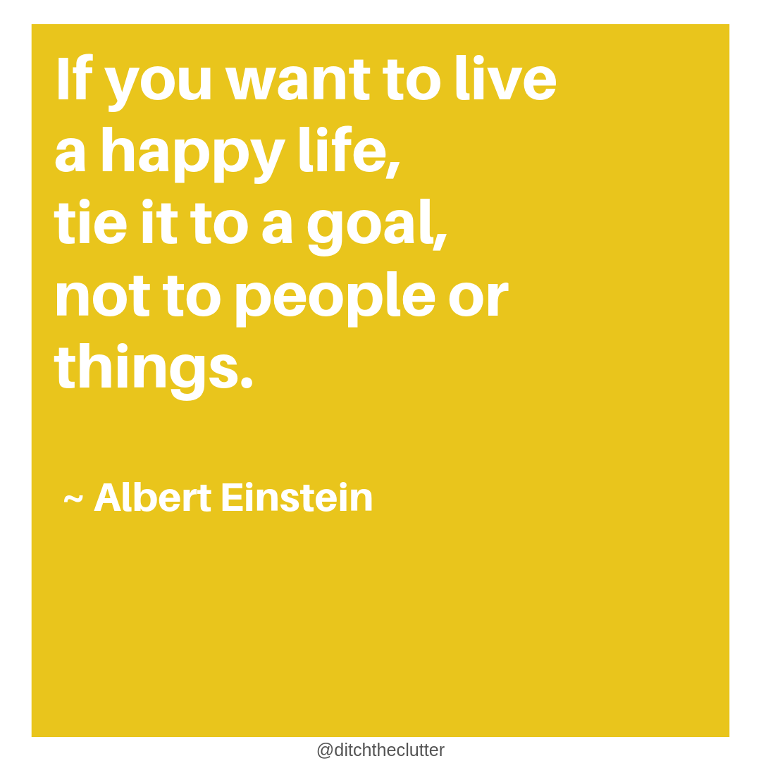 ditchtheclutter's tweet photo. What is your goal? 

#quote #happylife #goals #startnow #declutter #nomorethings https://t.co/Kmlm8YR4Uk