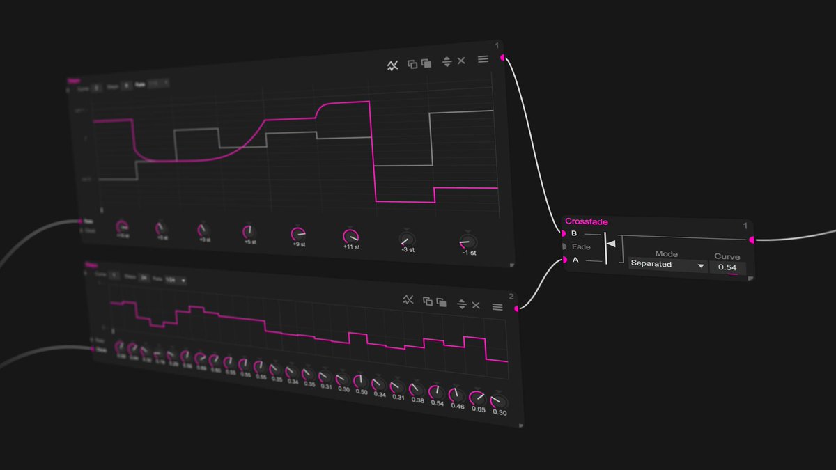 IsotonikStudios's tweet image. SIGNAL - PHASE II 

With the addition of the new Step Module and Crossfade modes...

GET THE ULTIMATE MAXFORLIVE TOOLKIT - isotonikstudios.com/product/signal

#stepsequencer #ableton #abletonlive #maxforlive #chaosculture #controlvoltage #modular