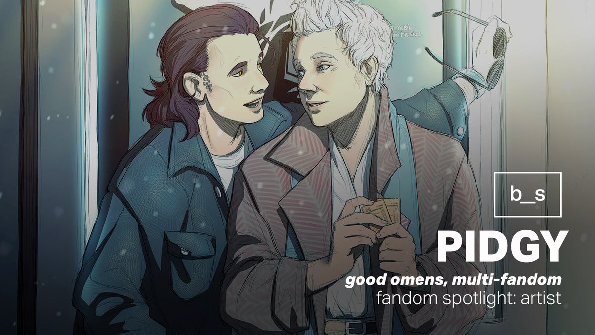 BasicStuffMag's tweet photo. #Fandom | Next up in our #FandomFeaturesFriday series we spoke to @pidgysnest about their #GoodOmens fanart, having @michaelsheen add some head canons to their work, and what IS it about @GoodOmensPrime that makes it so inspirational as an artist.

https://t.co/BX9EJBooix https://t.co/SaYoYG2HQs