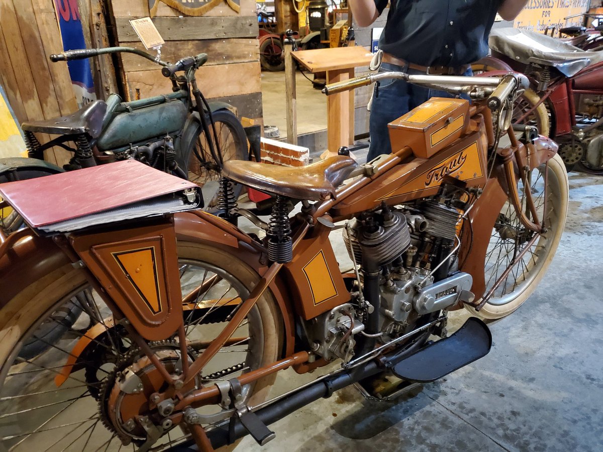 One of the world's rarest motorcycles was found in the wall of a #chicago building. It now sits at the #wheelsoftime museum in #maggievalley #NorthCarolina. Pretty cool.