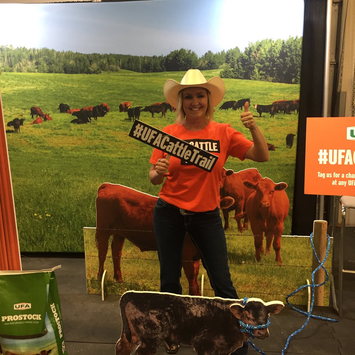 #ufacattletrail <a href="/calgarystampede/">Calgary Stampede</a>  <a href="/UFAcooperative/">UFA Co-operative</a> let the fun begin! Yahoo!