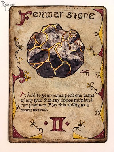 Revelens_Light's tweet image. Ye olde stone of Fellwar
Ebay Link - ebay.com/itm/1238242614…
#mtgalter