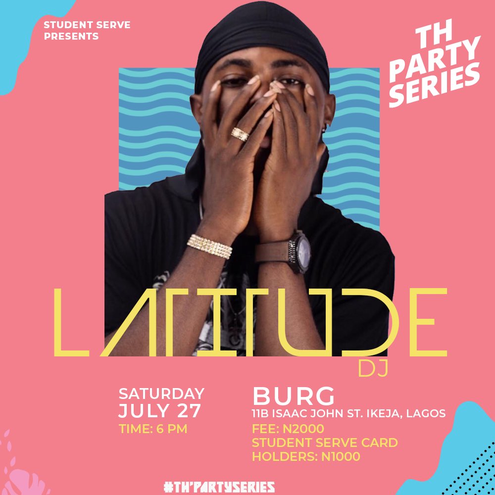 StudentServeNg's tweet photo. July the 27th
Dj line up and host!!!
#thpartyseries #july27th #partyseries https://t.co/apH7Yh5QuH