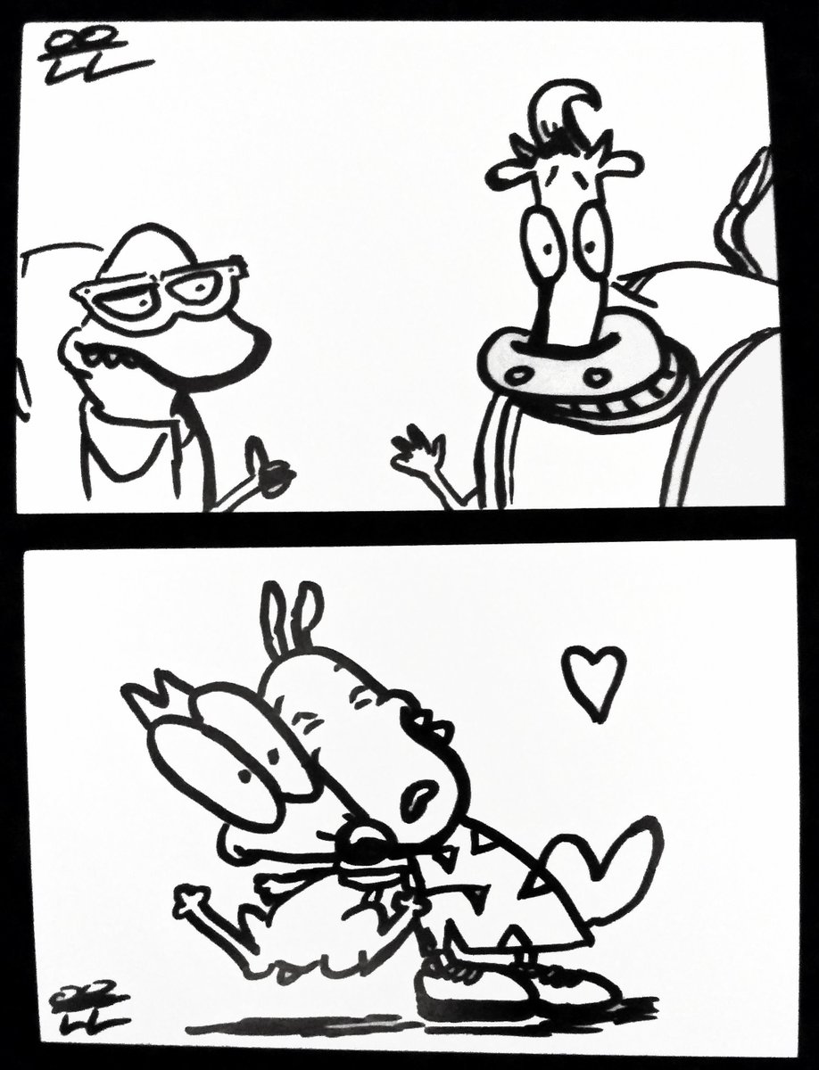 BarrenSloppy's tweet photo. Rocko's Modern Life
Sharpie scribbles from one of my fav & most influential shows. Here we have Filbert, Heffer, Spunky, & Rocko!
#SharpieScribbles #sharpie #nicktoons #nickelodeon #rocko #rockosmodernlife #cartoons #nicktoon #90snick #fanart #artist #art #toons #FanArtFriday https://t.co/Xl9wdpYCKP