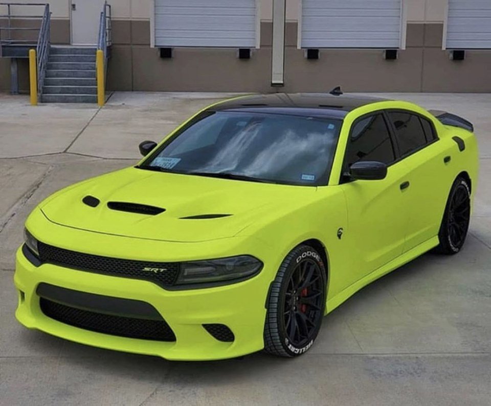 DodgeKendall's tweet photo. The weekend is almost here! The best day of the week to stand out! How can you not when you have a gorgeous Charger in this color. 😱
.
.
📸: @fast_life_srt
.
.
#dodge #thatsmydodge #dodgeofficial #hemi #dodgenation #modernmuscle #americanmuscle #musclecars #moparornocar https://t.co/xbcnyLJF1W