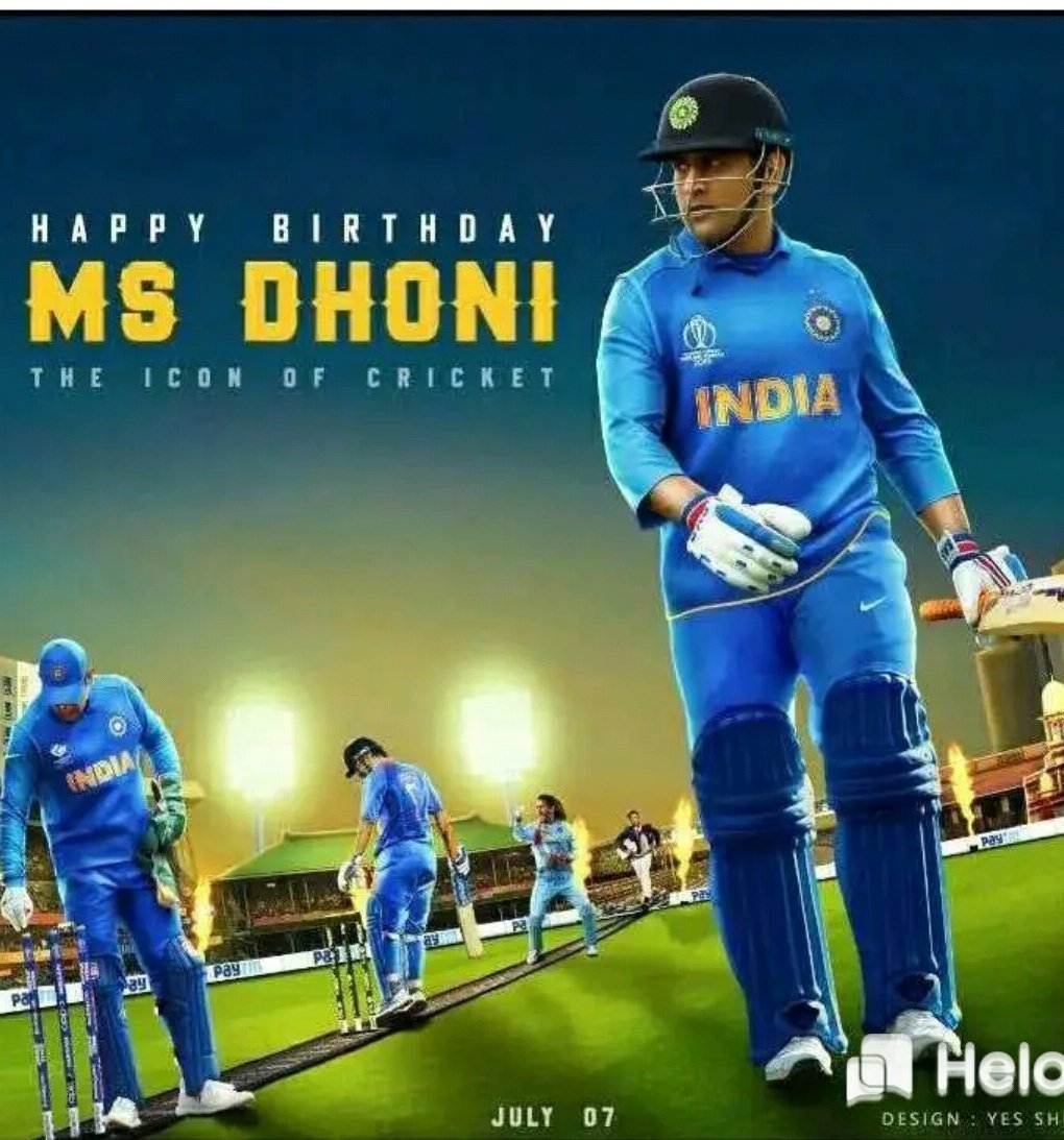 Happy birthday Thala MSD