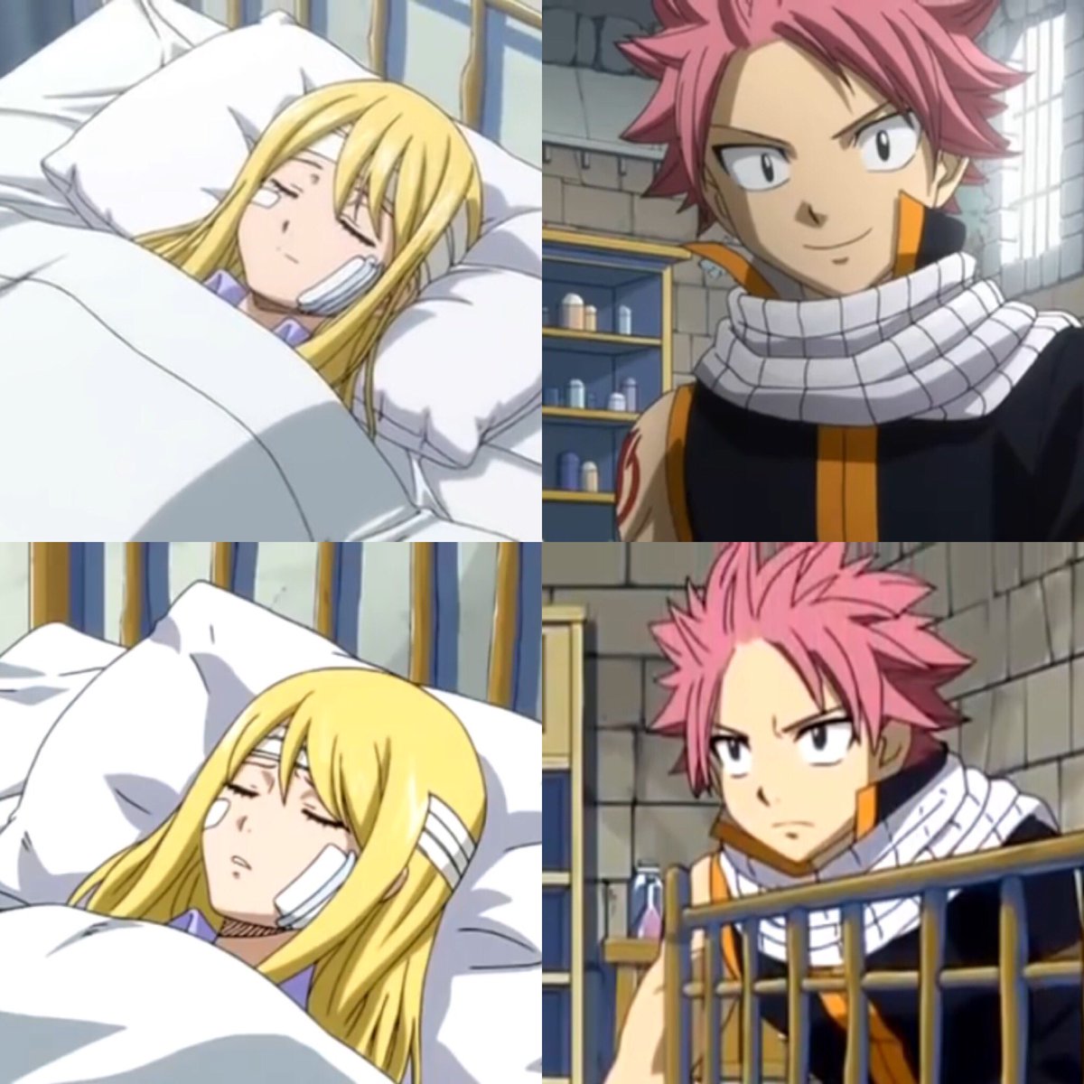 OliviaBalafika's tweet photo. When someone dear to you is seriously injured🤕 , you always sit beside them and wait until they’re awake 
#FairyTail  #フェアリーテイル  #NaLu #ナツルー #Lucy  #Natsu #ナツ #ルーシィ  #elfever #elfman #evergreen  #エルエバ #DragonBall #DragonBallSuper #DragonBallZ https://t.co/nTbBoaVdcZ