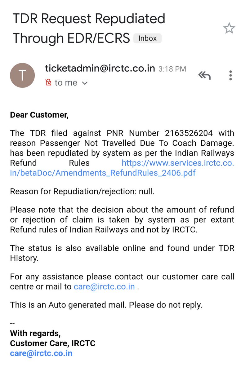 sanjaypanditc's tweet image. Can any one tell me what does it mean by Reason for #Repudiation/rejection: null.