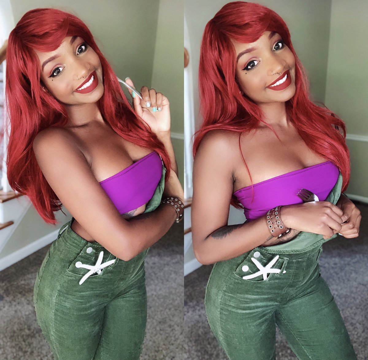 Legs are overrated A casual Ariel to congratulate Halle Bailey on her new r...