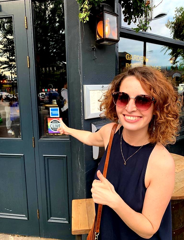 LuisaPorritt's tweet image. Great to see local pub @thelocktavern supporting the #AskClive campaign to make sure the LGBT+ community feels safe and welcome when they come and drink here. I've got my own pile of stickers and will be working to spread this great initiative around Camden! #Pride