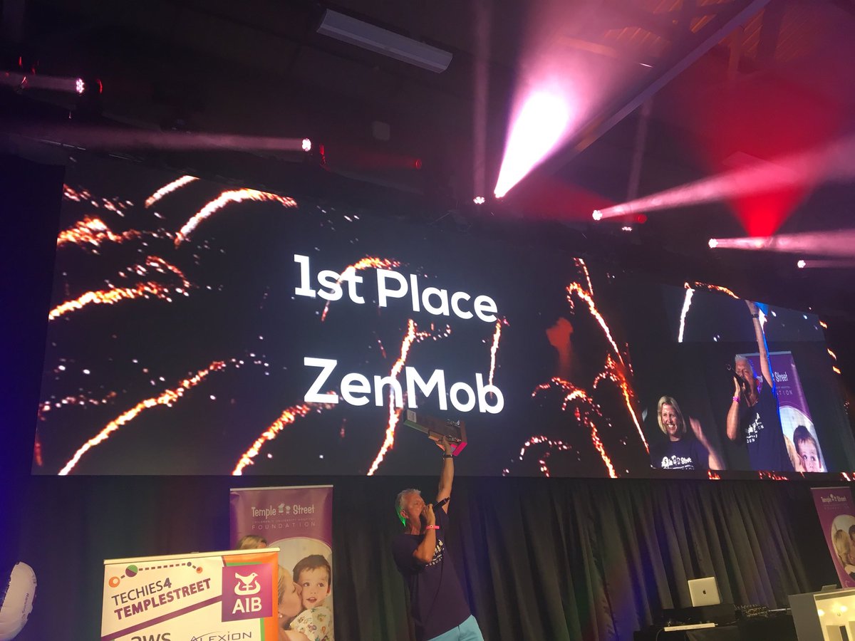 ClashChallenge's tweet photo. Drum roll everyone....ZEN MOB ARE CHAMPIONS! THE CROWD GO WILD! https://t.co/CANb0uAAJN