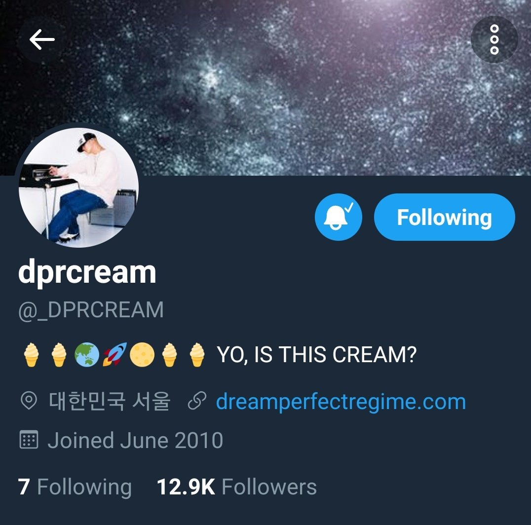 dprliveaction's tweet photo. sns profiles update: yo is this cream? https://t.co/DYL55ZPxon