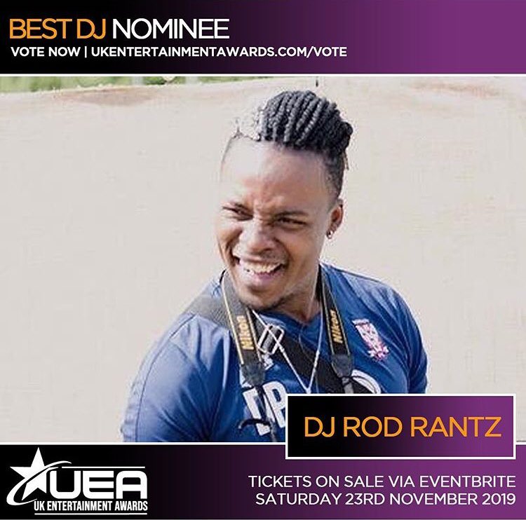 #AFROBEATS VIBEZ SETTA ♠️ (@rodrantz) on Twitter photo 🚨 Public Service Announcement 🚨 Hey guys, I’m still in shock that I’m actually able to type this message and send to you 😂😂 but YOUR BOY ROD RANTZ HAS BEEN NOMINATED FOR A BLOODY AWARD 🙌🏾🙌🏾. Shout out <a href="/UKEntAwards/">UK Entertainment Awards 2019</a> 10 times. Link in bio or click: ukentertainmentawards.com/vote 🚨 Public Service Announcement 🚨 Hey guys, I’m still in shock that I’m actually able to type this message and send to you 😂😂 but YOUR BOY ROD RANTZ HAS BEEN NOMINATED FOR A BLOODY AWARD 🙌🏾🙌🏾. Shout out <a href="/UKEntAwards/">UK Entertainment Awards 2019</a> 10 times. Link in bio or click: ukentertainmentawards.com/vote