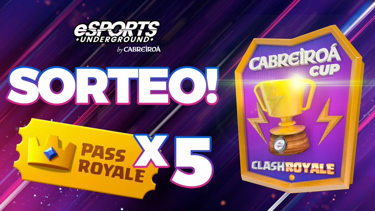 Con motivo de la #CabreiroáCUP vamos a sortear * 5 PASES DE BATALLA *

Participar es muy fácil, solo tienes que:

✅Seguirme a mi <a href="/MalcaideCR/">Martín Alcaide</a>
✅Seguir a <a href="/eSportsUnd/">...</a>
✅Retwittear este sorteo!

¡En 48 horas daremos los nombres de los 5 ganadores!!