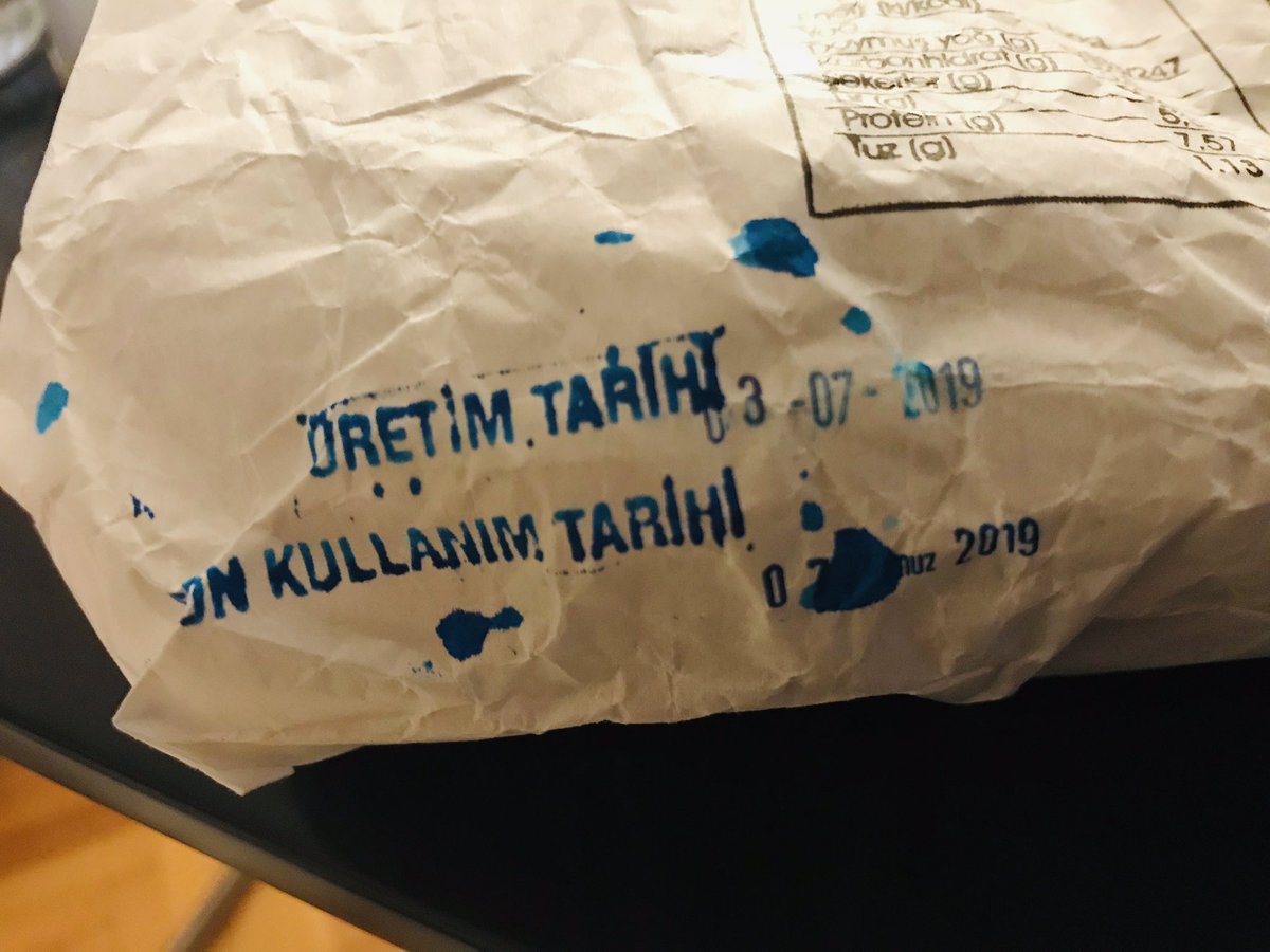 IstinyePark Macrocenter’dan 4 Temmuz 2019’de aldigim Rustic Sourdough Bread marka eksi mayali ekmegin 3 Temmuz 2019 uretim ve 7 Temmuz 2019 son kullanma tarihi yazili paketini actigim anda cok yogun kufle karsilastim. Yetkililerden konu ile ilgili bilgi rica ediyorum <a href="/MacroCenter/">Macro Center</a>