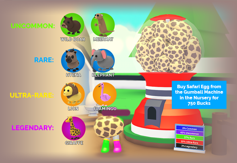 Josh Ling Adopt Me On Twitter We Added Safari Eggs To Adopt - rare pets in adopt me roblox