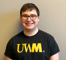 UWMTourGuides's tweet photo. Happy #TourGuideThursday (on a Friday). Your tour guide today is David! David is a senior Percussion Performance major who graciously gives up his time on Saturdays to run a kids' D&amp;D table to promote creativity and fun. https://t.co/NdidhQdS5e