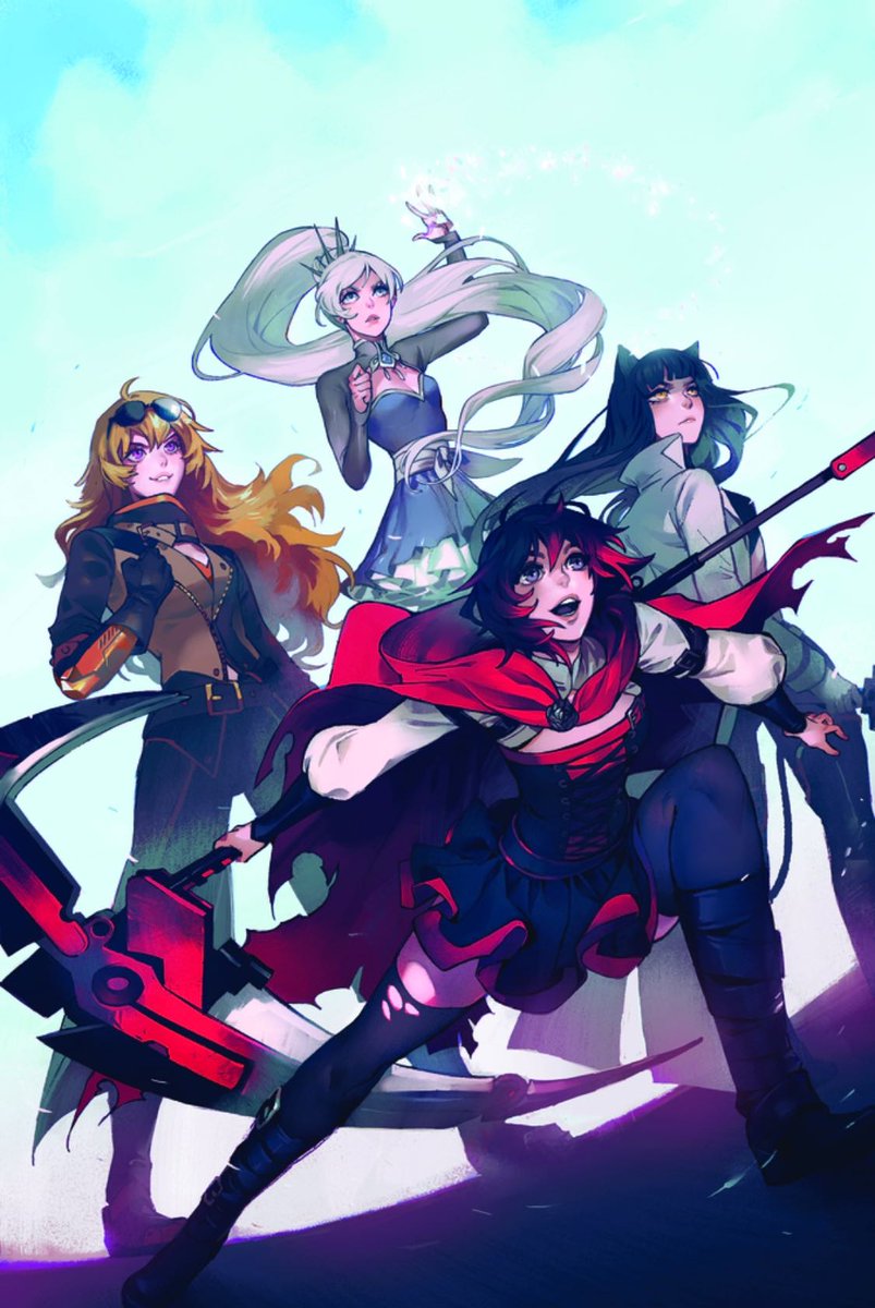We're so excited to announce the upcoming #RWBY comic series with <a href="/DCComics/">DC Comics</a>! The series will be worked on by writer <a href="/EvilMarguerite/">Marguerite Bennett</a> and artists <a href="/Mirkand/">Mirka Andolfo Fumettis</a> and Arif Prianto.