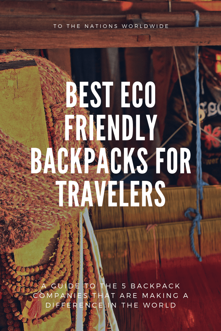 TotheNationsWW's tweet photo. Best Eco Friendly Backpacks for Travelers https://t.co/E7ZSMhOJJX https://t.co/pgHepi6JMs