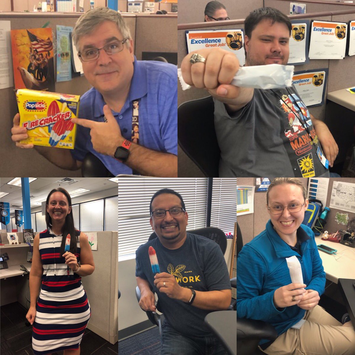Why are there no knock knock jokes about America?

Because freedom rings! 😆

Celebrating #4thofJuly with Firecracker ice cream on this beautiful Friday!
#TUGGLENATION #LifeatATT #FridayThoughts @cj5951Cat <a href="/CJLaBoard/">Carolina Texan</a>