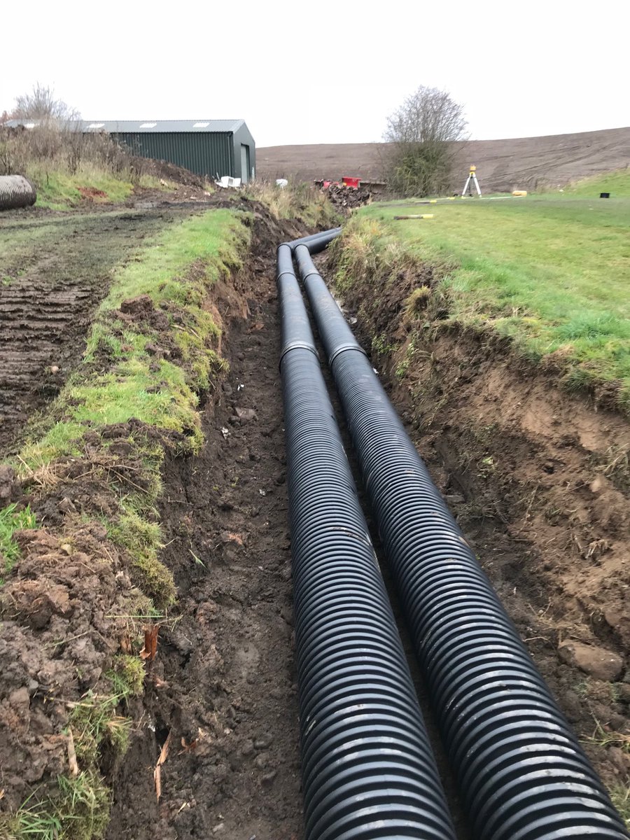 GLDLimited's tweet photo. Water management ensuring extended winter golf @merseyvalleyGC. New culvert installed along with additional fairway drainage ⁦@GLDLimited⁩ https://t.co/DH2NcuWsUH