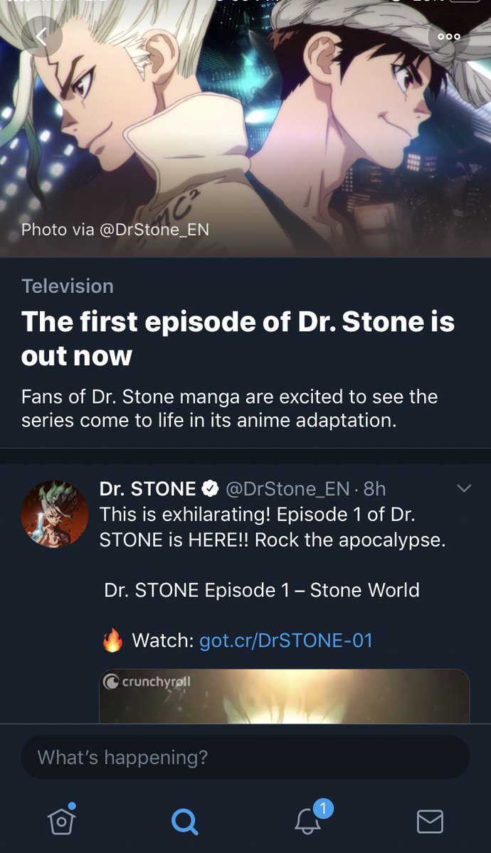 Crunchyroll Ahh You Re Trending Drstone En