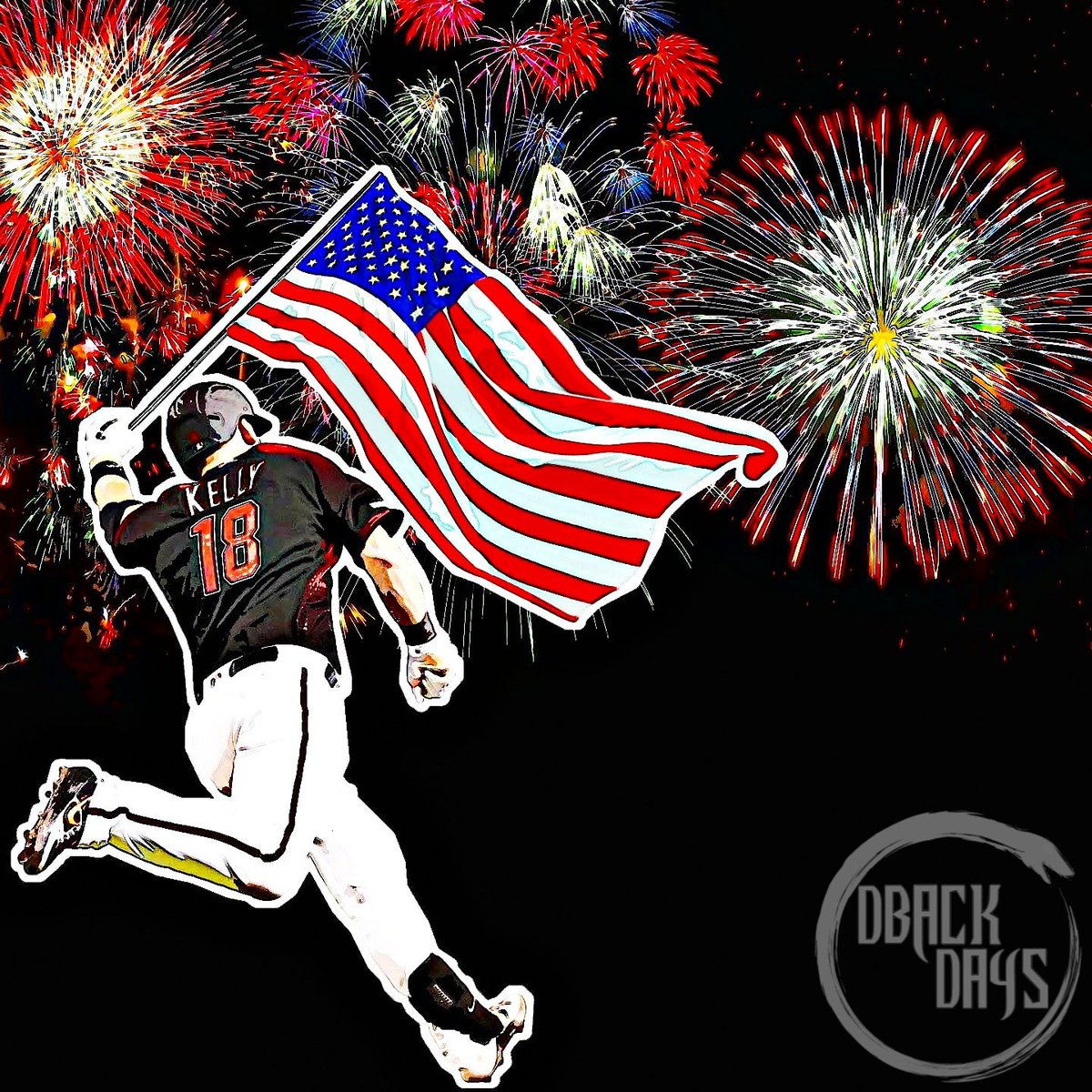 #4thOfJuly part 2 at Chase Field with the <a href="/Dbacks/">Arizona Diamondbacks</a> #RattleOn