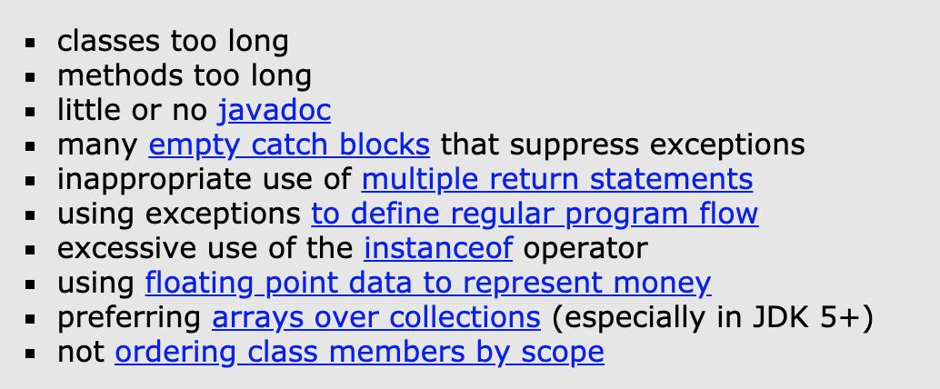 java's tweet image. Some common basic style errors 

#programming #basics for #beginner

javapractices.com/topic/TopicAct…