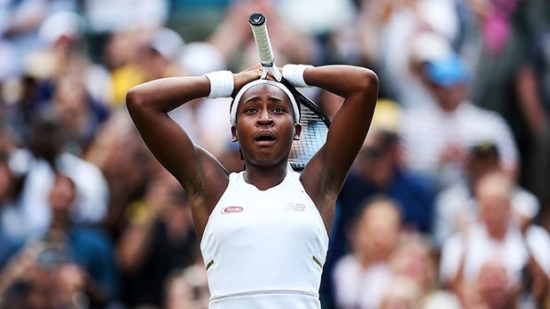 15 yr old Cori “Coco” Gauff (USA) - You’re off to the Rd of 16 in your FIRST Wimbledon at the most historic sporting event in the World. Congrats <a href="/CocoGauff/">Coco Gauff</a>