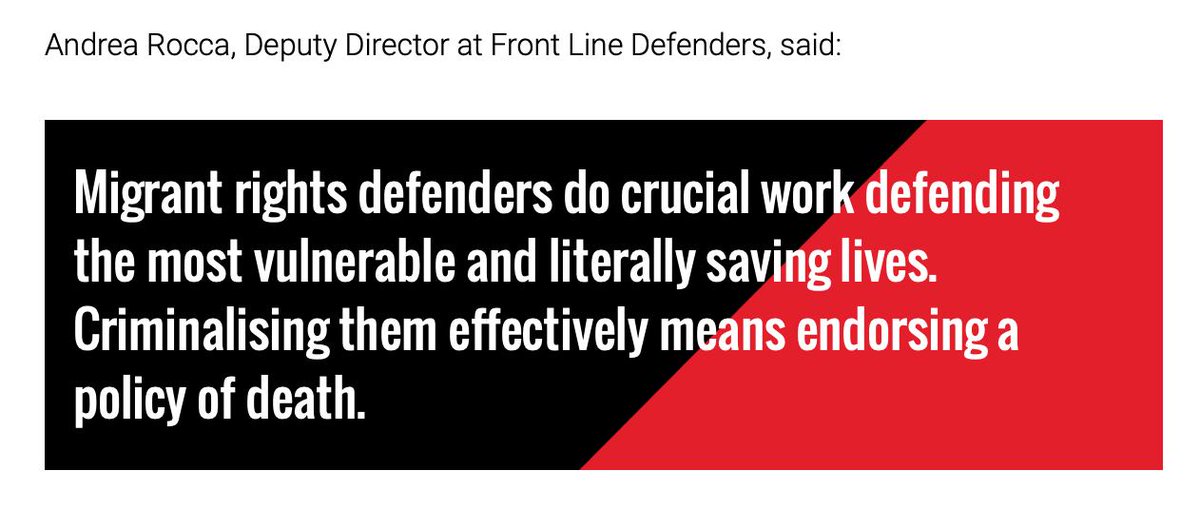 iuventa10_en's tweet photo. Clear message to Italy from Ireland today: "The government should stop prosecution of migrant rights defenders!" #FrontLineDefenders #iuventa10 #CarolaRackete #EUmanity
https://t.co/epieN26Xz9 https://t.co/O4cracp2QA