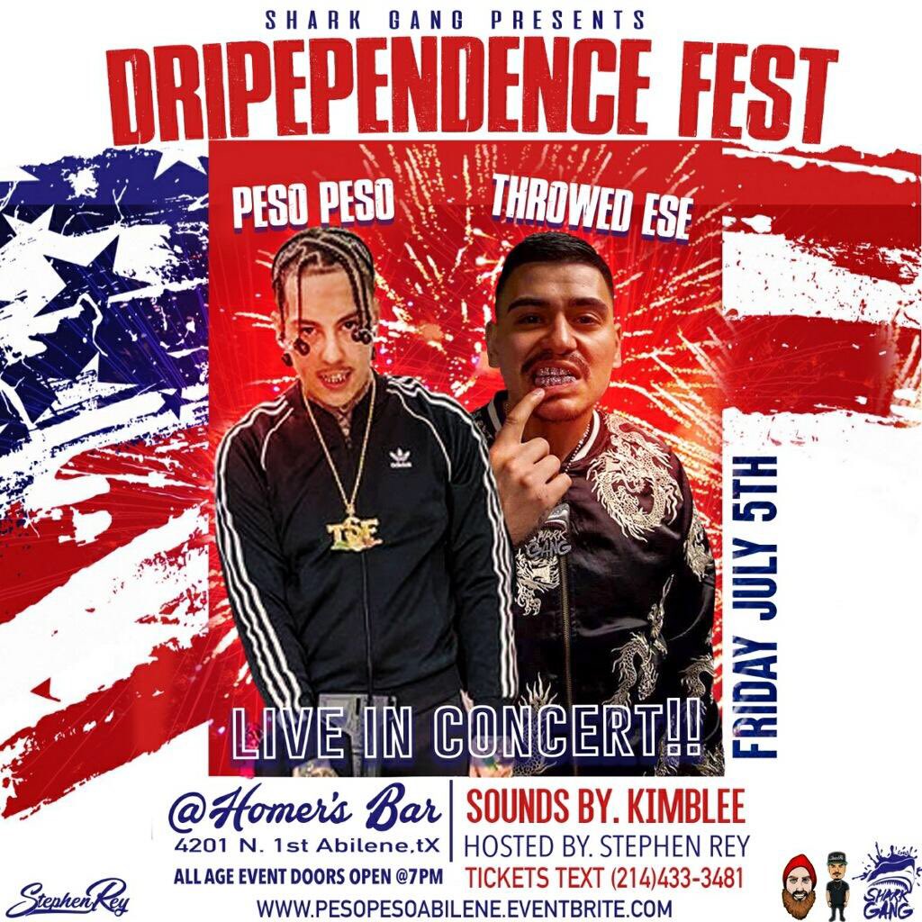 DJKIMBLEE's tweet photo. this shit is TONIGHT

@pesopeso409 
@THROWEDESE 
+ special guests 

i know y’all don’t have anything else to do in Abilene

why not come out and support the movement? 

support the local scene 

support your friends 

support the city 

doors open at 7:00 PM https://t.co/CzY9cCfWKo