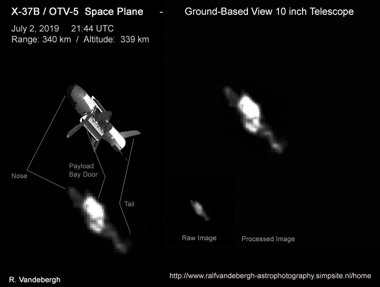 Secretive X-37B space plane caught on camera D-vChGvVUAAocmB
